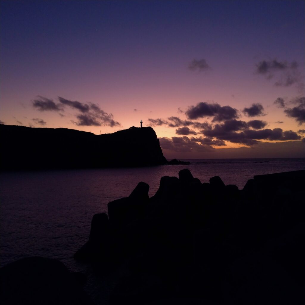 Sunset in Yonaguni Island